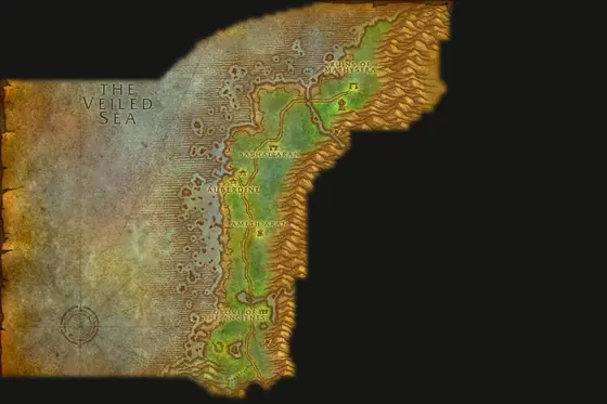 黑海岸地图